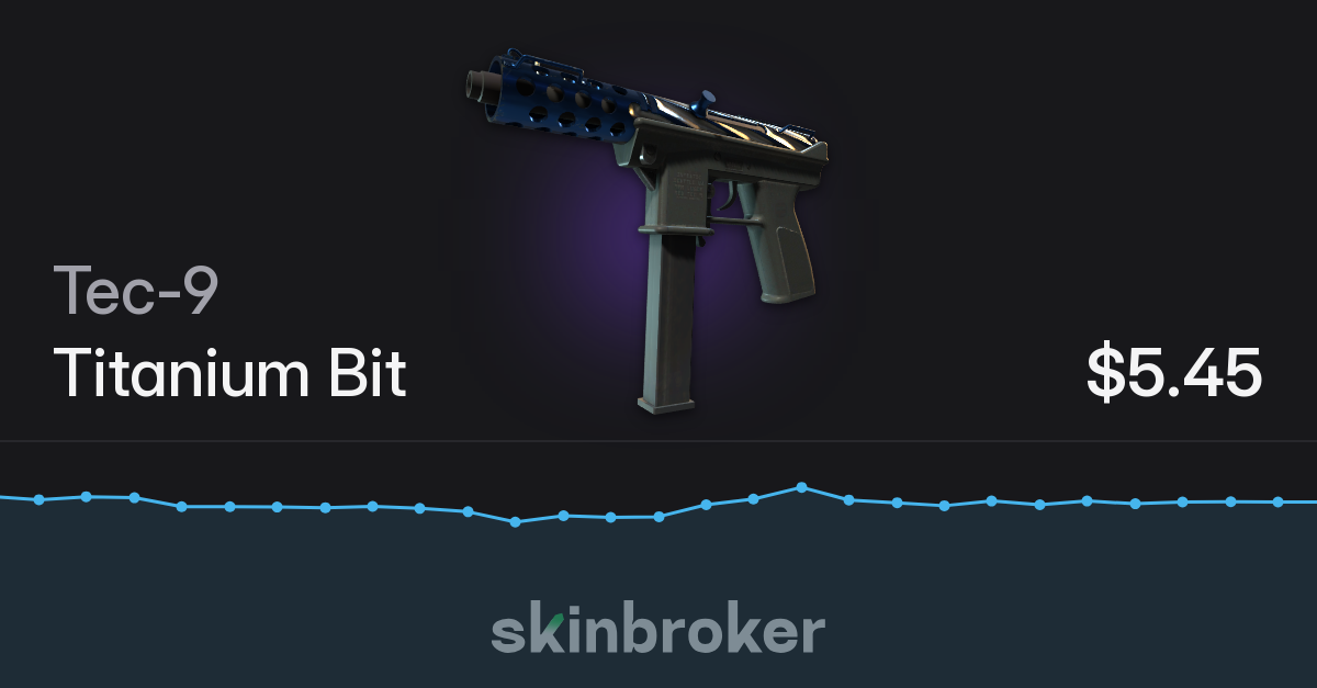 Tec-9 | Titanium Bit (Factory New) | skinbroker