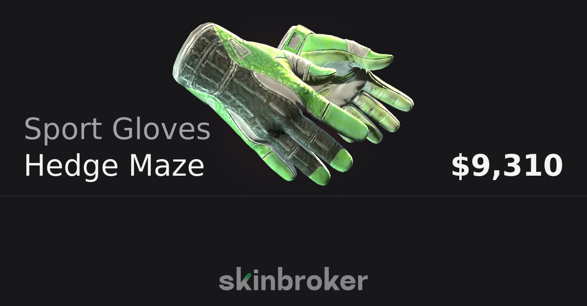 Sport Gloves Hedge Maze (FieldTested) skinbroker