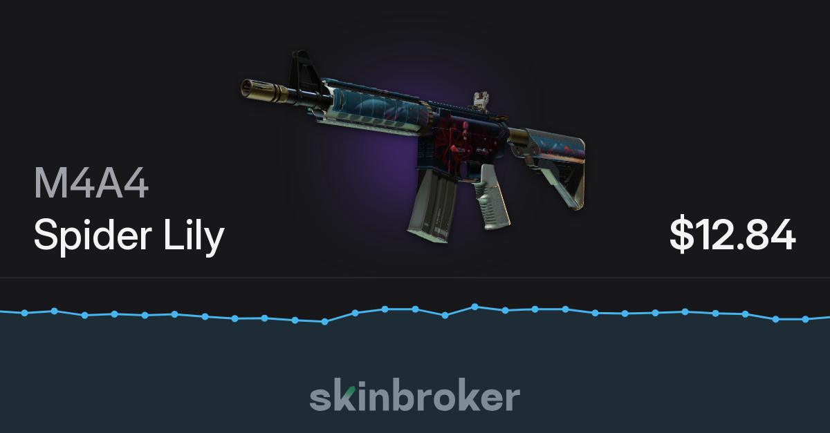 M4A4 | Spider Lily (Factory New) | skinbroker