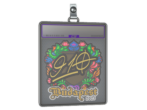 Sticker Slab | 910 (Embroidered) | Budapest 2025