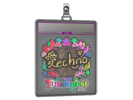 Sticker Slab | Techno4K (Holo) | Budapest 2025