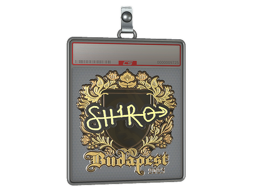 Sticker Slab | sh1ro (Gold) | Budapest 2025