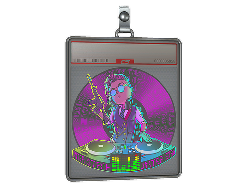 Sticker Slab | DJ Safecracker (Lenticular)