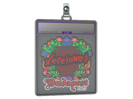 Sticker Slab | xertioN (Embroidered) | Budapest 2025