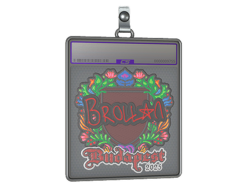 Sticker Slab | Brollan (Embroidered) | Budapest 2025