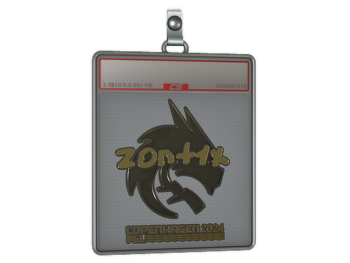 Sticker Slab | zont1x (Gold) | Copenhagen 2024