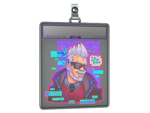 Sticker Slab | Cyber Romanov (Holo)