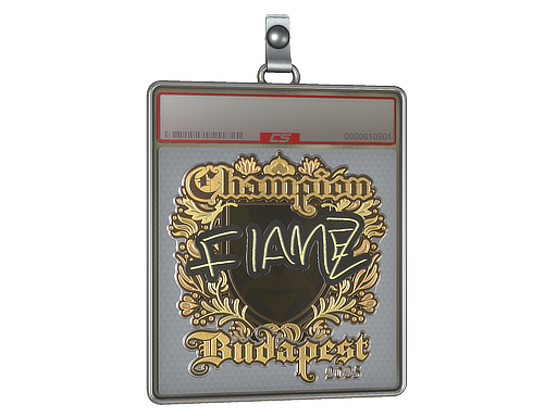 Sticker Slab | FlameZ (Gold, Champion) | Budapest 2025