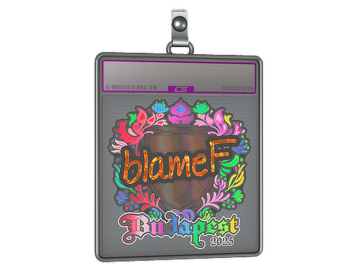 Sticker Slab | blameF (Holo) | Budapest 2025