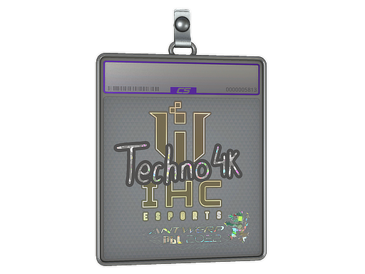 Sticker Slab | Techno4K (Glitter) | Antwerp 2022