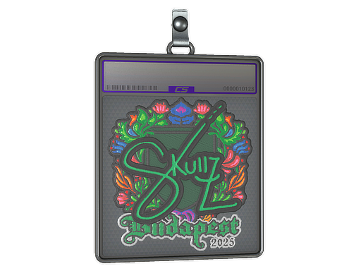 Sticker Slab | skullz (Embroidered) | Budapest 2025