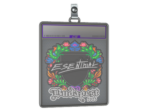 Sticker Slab | esenthial (Embroidered) | Budapest 2025