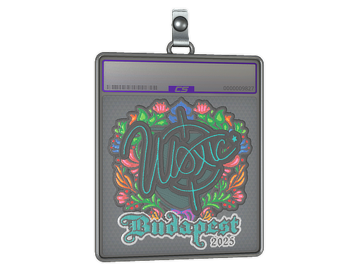 Sticker Slab | woxic (Embroidered) | Budapest 2025