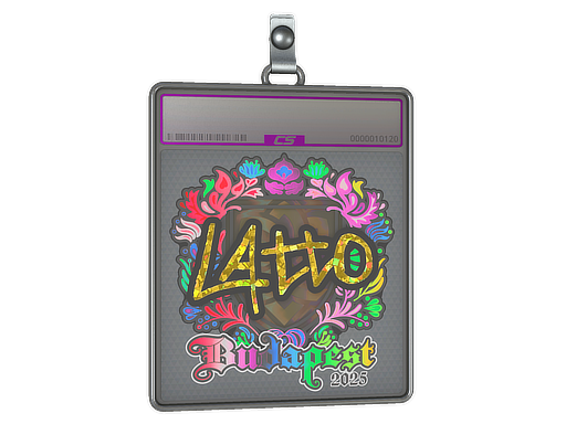 Sticker Slab | latto (Holo) | Budapest 2025
