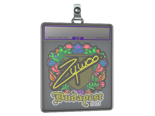 Sticker Slab | ZywOo (Embroidered) | Budapest 2025