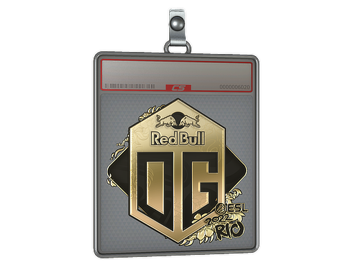 Sticker Slab | OG (Gold) | Rio 2022