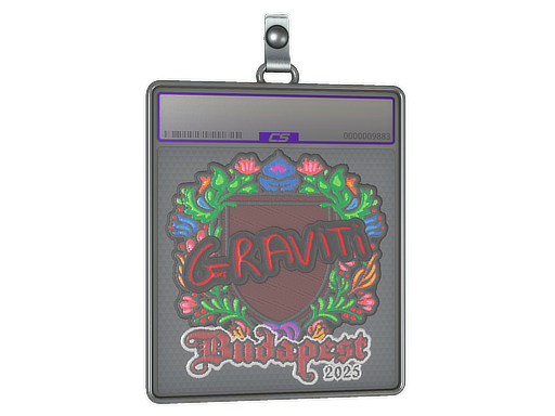 Sticker Slab | Graviti (Embroidered) | Budapest 2025
