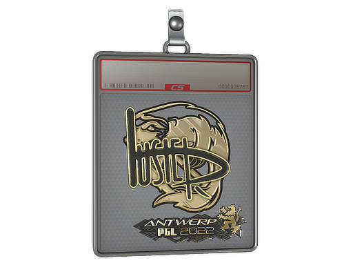 Sticker Slab | buster (Gold) | Antwerp 2022