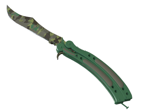 StatTrak™ ★ Butterfly Knife | Boreal Forest (Well-Worn)