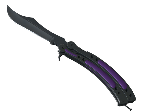 StatTrak™ ★ Butterfly Knife | Ultraviolet (Battle-Scarred)