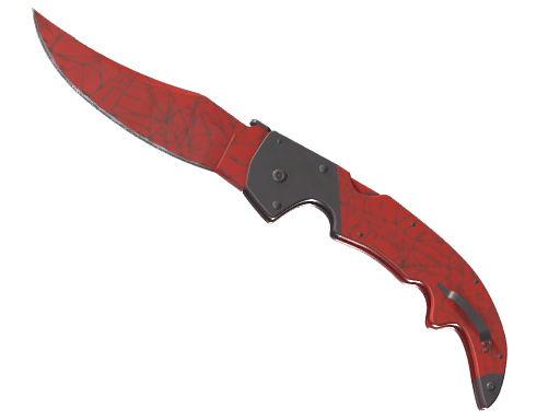 StatTrak™ ★ Falchion Knife | Crimson Web (Factory New)