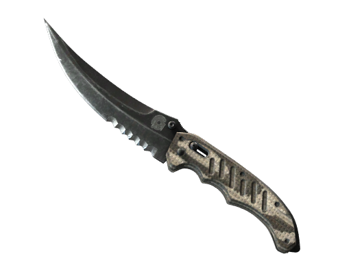 StatTrak™ ★ Flip Knife | Black Laminate (Battle-Scarred)