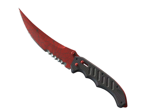StatTrak™ ★ Flip Knife | Crimson Web (Field-Tested)