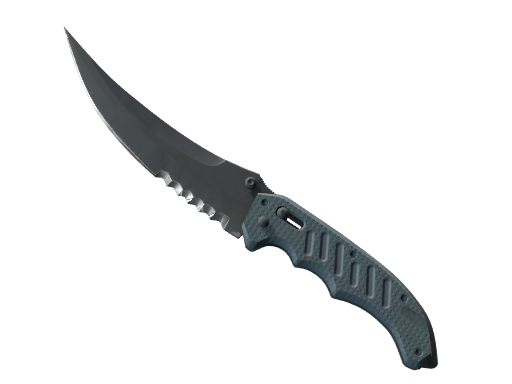 StatTrak™ ★ Flip Knife | Night (Battle-Scarred)