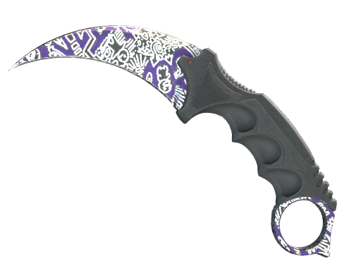 StatTrak™ ★ Karambit | Freehand (Well-Worn)