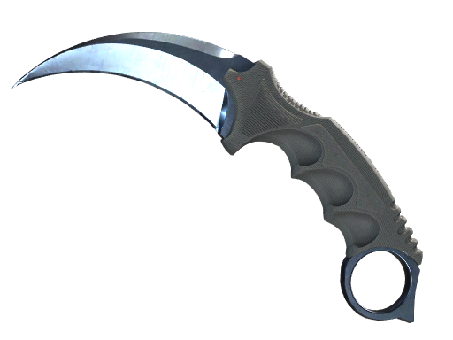 StatTrak™ ★ Karambit | Blue Steel (Well-Worn)