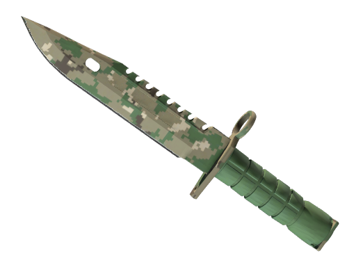 StatTrak™ ★ M9 Bayonet | Forest DDPAT (Battle-Scarred)