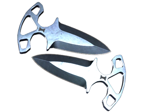 StatTrak™ ★ Shadow Daggers | Blue Steel (Battle-Scarred)