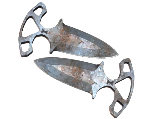 StatTrak™ ★ Shadow Daggers | Rust Coat (Battle-Scarred)