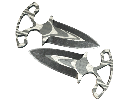 StatTrak™ ★ Shadow Daggers | Black Laminate (Battle-Scarred)