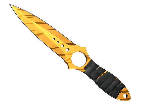 StatTrak™ ★ Skeleton Knife | Tiger Tooth (Minimal Wear)