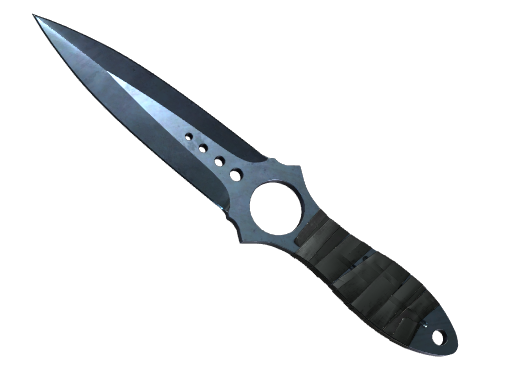 StatTrak™ ★ Skeleton Knife | Blue Steel (Battle-Scarred)
