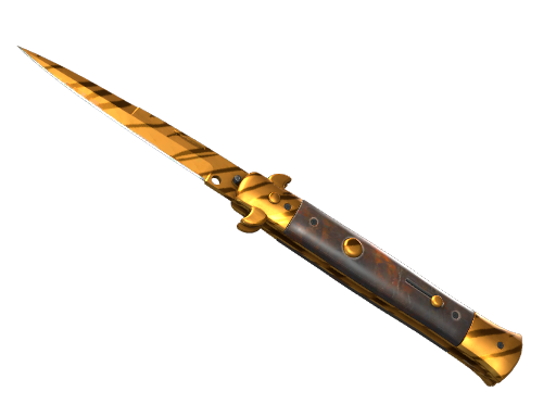 StatTrak™ ★ Stiletto Knife | Tiger Tooth (Factory New)