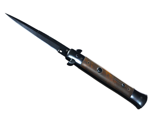 StatTrak™ ★ Stiletto Knife | Blue Steel (Battle-Scarred)