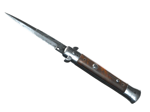 StatTrak™ ★ Stiletto Knife | Damascus Steel (Battle-Scarred)