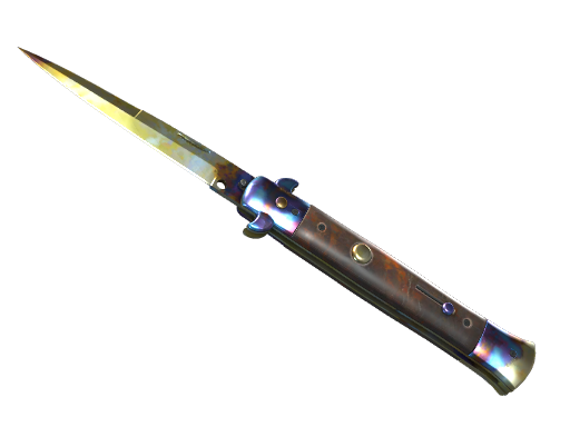 StatTrak™ ★ Stiletto Knife | Case Hardened (Battle-Scarred)