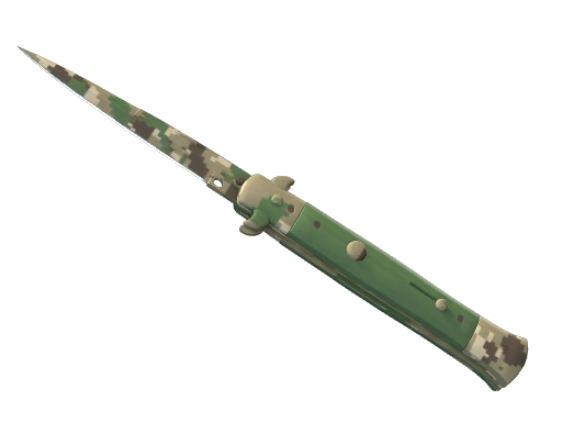 StatTrak™ ★ Stiletto Knife | Forest DDPAT (Battle-Scarred)