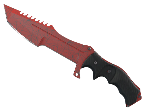 StatTrak™ ★ Huntsman Knife | Crimson Web (Field-Tested)