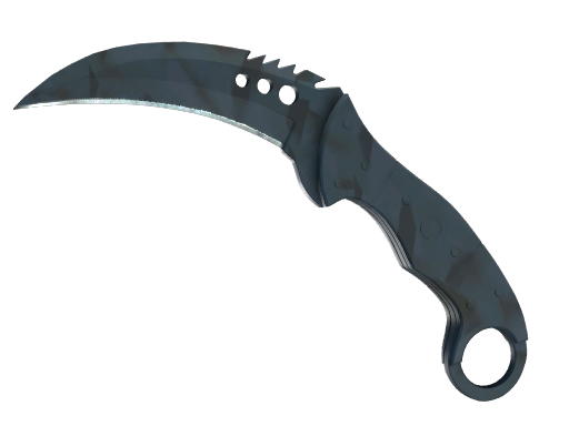 StatTrak™ ★ Talon Knife | Night Stripe (Well-Worn)