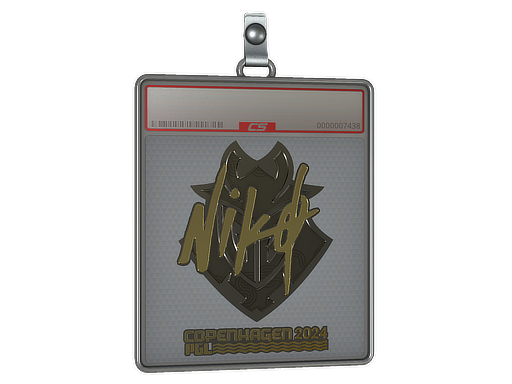 Sticker Slab | NiKo (Gold) | Copenhagen 2024