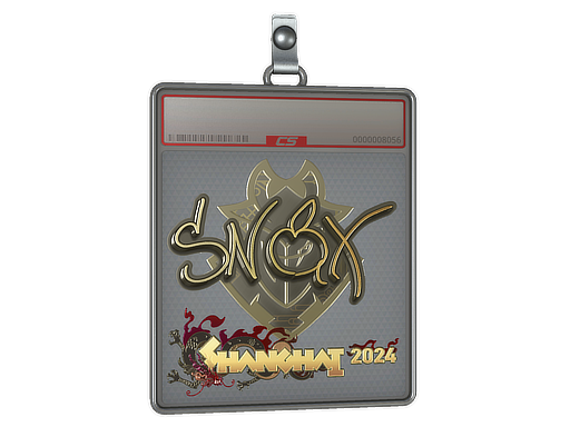 Sticker Slab | Snax (Gold) | Shanghai 2024
