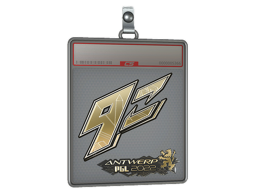 Sticker Slab | 9z Team (Gold) | Antwerp 2022