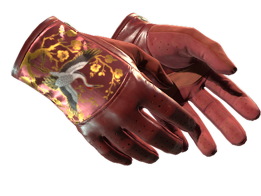 ★ Driver Gloves | Brocade Crane (Field-Tested)