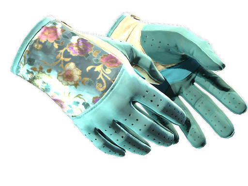 ★ Driver Gloves | Brocade Flowers (Well-Worn)