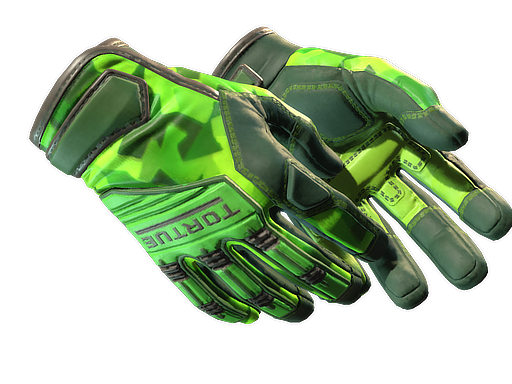 ★ Specialist Gloves | Lime Polycam (Well-Worn)