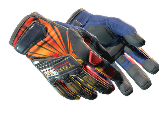 ★ Specialist Gloves | Sunburst (Well-Worn)